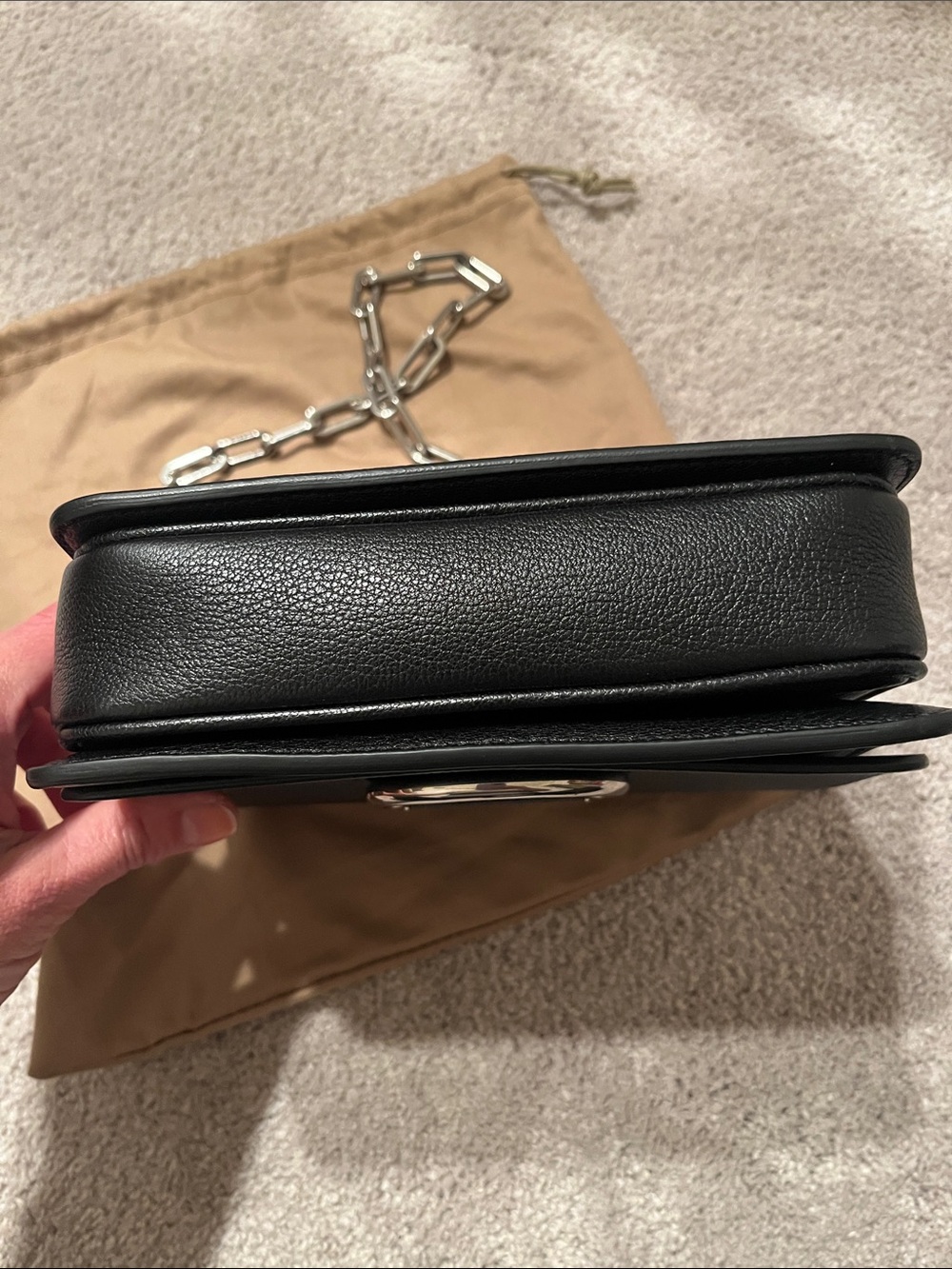 Small Burberry D-Ring Leather Bag - Picture 6 of 12